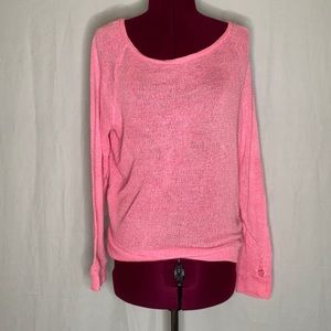 Live Love Dream Hot Pink Sweater Top Size Small